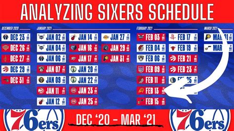 philadelphia 76ers schedule